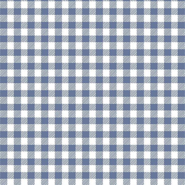 Small Buffalo Plaid in Azurite