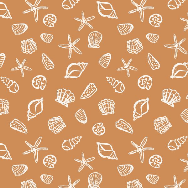 Shells in Golden Brown