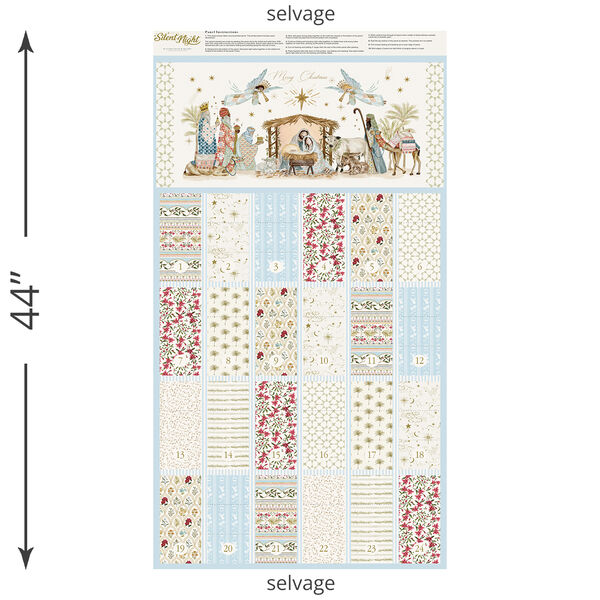 Silent Night Panel in Lamb