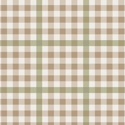 Fauna Gingham in Light Olive