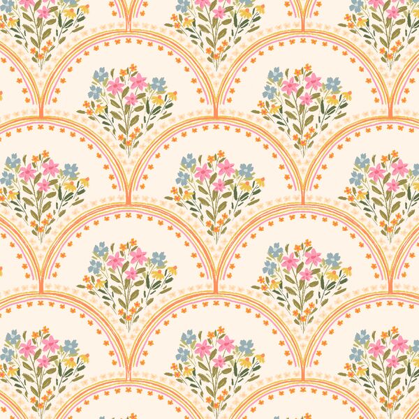Scalloped Garden in Vintage