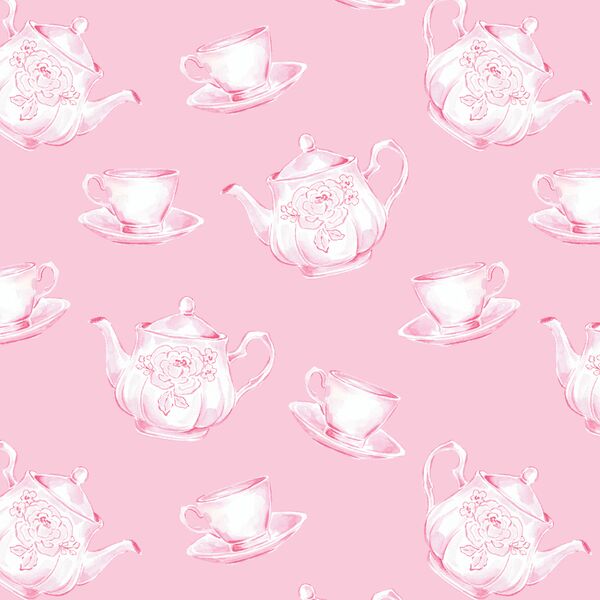 Tea Set Toss in Camilla Pink