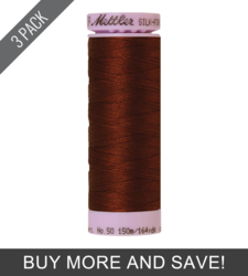 Friar Brown (9105-0173) - Silk Finish Cotton 50wt - 164 Yards (3 Pack)