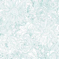 Paperie in Jade on White