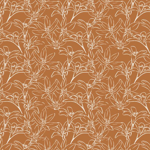 Lilies in Bronze