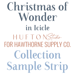 Christmas of Wonder Sample Strip in Icicle
