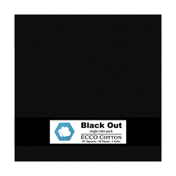 Ecco Cotton 10" Square Pack in Black Out