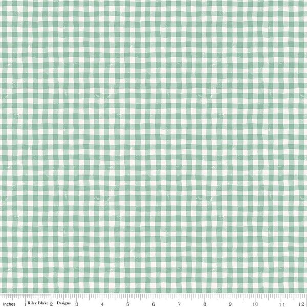 Summer Gingham in Mint
