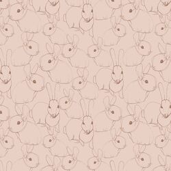 Bunny Sketches in Birch
