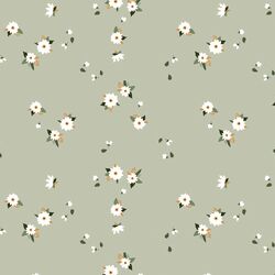Scattered Floral in Sage