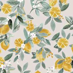 Delicate Lemons in Beach Mist