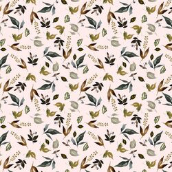 Little Woodland Foliage in Soft Blush