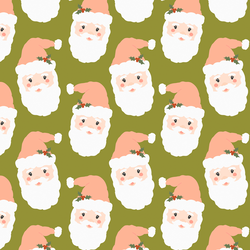 It's Santa in Chartreuse