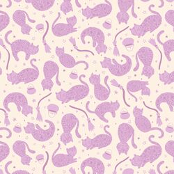 Kooky Kitties in Lilac Purple