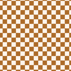 Organic Checkerboard in Copper Brown