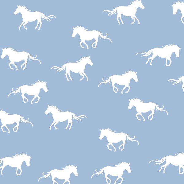 Horse Silhouette in Water