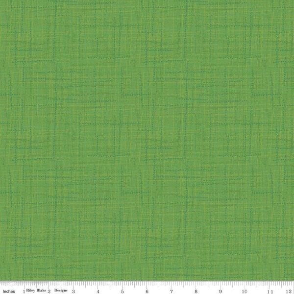 Grasscloth Cottons in Key Lime