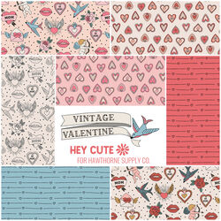 Vintage Valentine Fat Quarter Bundle