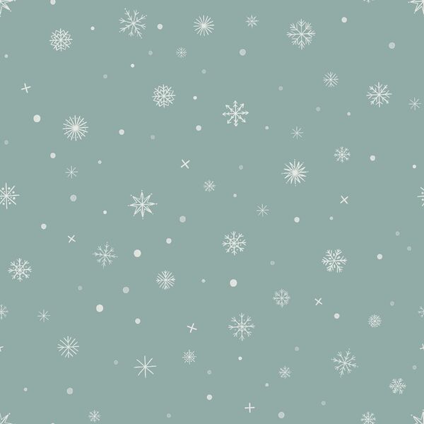 Snowflakes in Mint