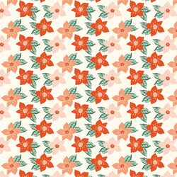 Little Pretty Poinsettias in Eggnog
