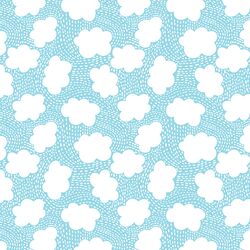 Nimbus Clouds in Sky Blue