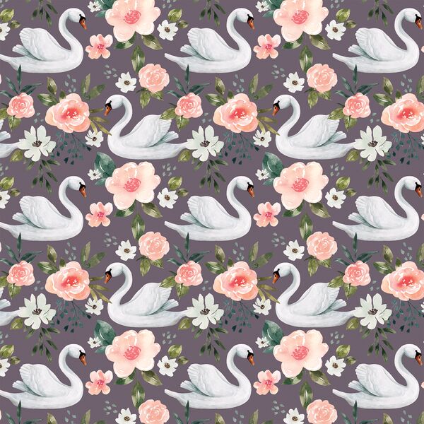 Little Swan in Plum