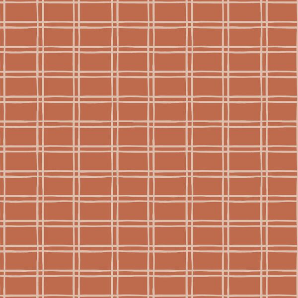 Wild Plaid in Pink Terracotta