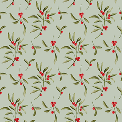 Holly in Tarragon Green