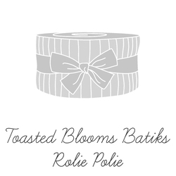 Expressions Batiks 2.5" Strip Roll in Toasted Blooms