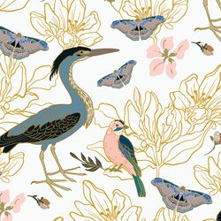 Herons in Bisque