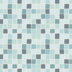 Mosaic Tiles in Cool Glacier