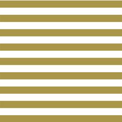 Horizontal Candy Stripe in Gold