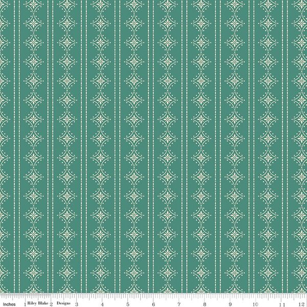 Stripes in Teal
