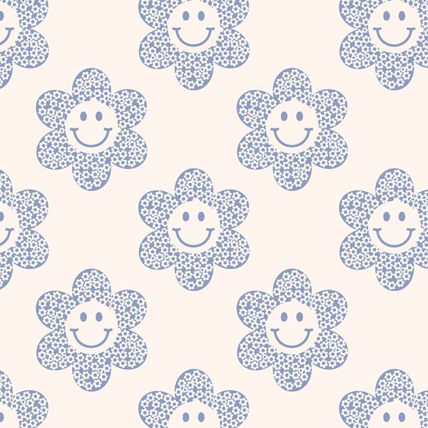 Smiling Daisy in Periwinkle