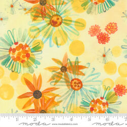 Black Eyed Florals in Sunshine
