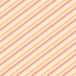 Summer Stripe in Sunrise Pink