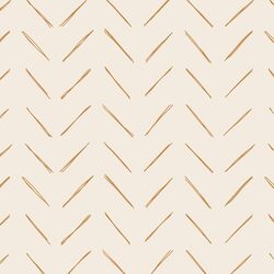 Chevron in Spruce Yellow on Egret