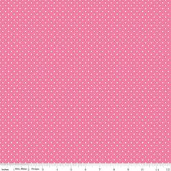 Swiss Dot in Hot Pink