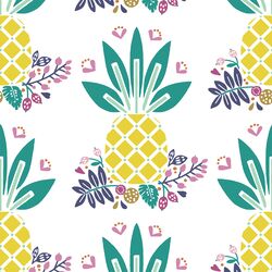 Pineapples in Rainforest