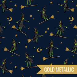 Wicked Witches in Navy Metallic