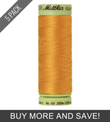 Sunshine (9240-0608) - Silk Finish Cotton 60wt - 220 Yards (5 Pack)