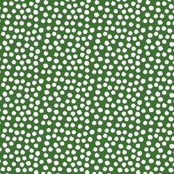 Painted Dot in White on Green Apple