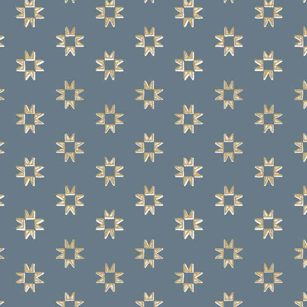 Stamped Barn Star in Nocturne