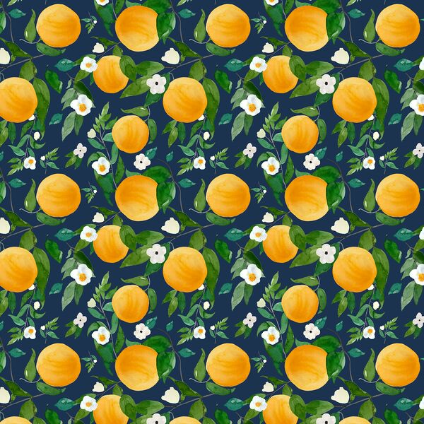 Small Oranges in Navy