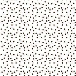 Sunflower Dot in Dark Maple on White