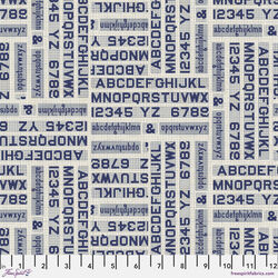 Typography in Indigo