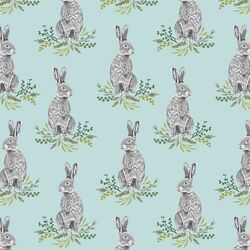 Bunnies in Glacier Blue