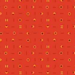 Little Sun Squiggle in Red