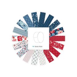 Star-Spangled Garden 2.5" Strip Roll