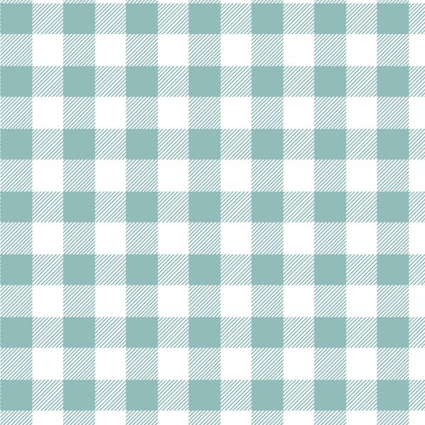 Medium Buffalo Plaid in Pool